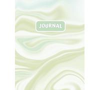 Bullet Dotted Journal: A 200-Page Dot Grid Notebook with Quotes & Prompts for Reflection, Healing, and Goal-Setting 8.5” x 11” | Glossy Softcover | Green Marble Design