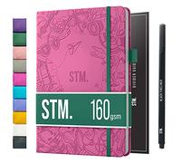 Bullet Dotted Journal Dot Grid Notebook | A5 Daily Journaling Notebooks for Personal Writing, Work, Women | 160gsm Thick Paper, Hard cover, Lay Flat Binding | 5x7 Journals Cuaderno Libretas de apuntes