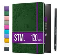 Bullet Dotted Journal Dot Grid Notebook | A5 Daily Journaling Notebooks for Personal Writing, Work, Women | 120gsm Thick Paper, Hard cover, Lay Flat Binding | 5x7 Journals Cuaderno Libretas de apuntes