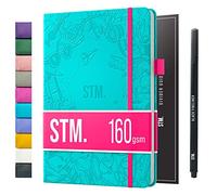 Bullet Dotted Journal Dot Grid Notebook | A5 Daily Journaling Notebooks for Personal Writing, Work, Women | 160gsm Thick Paper, Hard cover, Lay Flat Binding | 5x7 Journals Cuaderno Libretas de apuntes