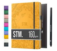 Bullet Dotted Journal Dot Grid Notebook | A5 Daily Journaling Notebooks for Personal Writing, Work, Women | 160gsm Thick Paper, Hard cover, Lay Flat Binding | 5x7 Journals Cuaderno Libretas de apuntes