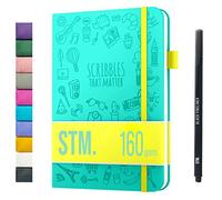 Bullet Dotted Journal Dot Grid Notebook | A5 Daily Journaling Notebooks for Personal Writing, Work, Women | 160gsm Thick Paper, Hard cover, Lay Flat Binding | 5x7 Journals Cuaderno Libretas de apuntes