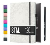 Bullet Dotted Journal Dot Grid Notebook | A5 Daily Journaling Notebooks for Personal Writing, Work, Women | 120gsm Thick Paper, Hard cover, Lay Flat Binding | 5x7 Journals Cuaderno Libretas de apuntes