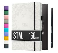 Bullet Dotted Journal Dot Grid Notebook | A5 Daily Journaling Notebooks for Personal Writing, Work, Women | 160gsm Thick Paper, Hard cover, Lay Flat Binding | 5x7 Journals Cuaderno Libretas de apuntes
