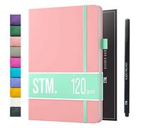 Bullet Dotted Journal Dot Grid Notebook | B5 Daily Journaling Notebooks for Personal Writing, Work, Women | 120gsm Thick Paper, Hard cover, Lay Flat Binding | B5 <8.5 x 11 Cuaderno Libretas de apuntes