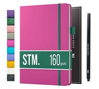 Bullet Dotted Journal Dot Grid Notebook | B5 Daily Journaling Notebooks for Personal Writing, Work, Women | 160gsm Thick Paper, Hard cover, Lay Flat Binding | B5 <8.5 x 11 Cuaderno Libretas de apuntes