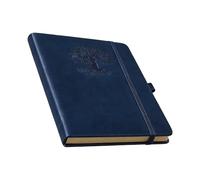 Bullet Dotted Journal Notebook A5, Dotted Journal For Women And Men, Classic Leather Notebook With Thick Paper, Ideal For Planning, Tracking, Writing, School, Work, Office And Home, 200 Pages