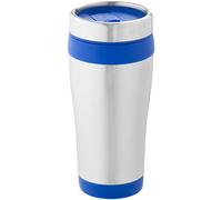Bullet Elwood Insulated Tumbler, 470ml, Silver/Blue