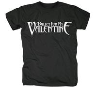 Bullet For My Valentine Mens T Shirt Black Classic Logo Official