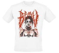 Bullet For My Valentine Robotic Woman T-Shirt white 3XL