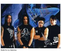 Bullet For My Valentine SIGNED Photo 1st Generation PRINT Ltd 150 + Certificate (3)