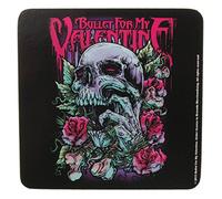 Bullet For My Valentine Skull Red Eyes Cork Coaster