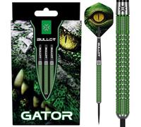 Bullet | Gator | Steel Tip Darts | 90% Tungsten | 22g - 24g Weight Options (22.0, Grams)