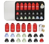 Bullet & Headspace Gauge Comparator Kit【14 Inserts &6 Bushings】With tin box