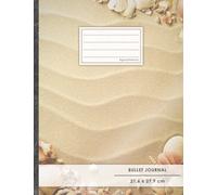 Bullet Journal • A4-Format, 100+ Seiten, Soft Cover, Register, „Sandstrand“ • Original #GoodMemos Dot Grid Notebook • Perfekt als Tagebuch, Zeichenbuch, Kalligraphie Buch