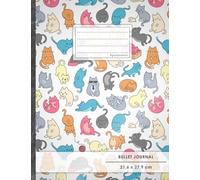 Bullet Journal • A4-Format, 100+ Seiten, Soft Cover, Register, „Verückte Katzen“ • Original #GoodMemos Dot Grid Notebook • Perfekt als Tagebuch, Zeichenbuch, Kalligraphie Buch