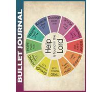 Bullet Journal: Bible Help Is Found In The Lord To do List Dot Grid Pages, Habit Tracker, Invest 15 minutes daily to Physical, Mental and Emotional ... Track Your Progress, and Achieve Your Goals