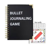 Bullet Journal Game, Premade Bullet Journal,Bullet Journal Planner,Book Tracker Journal,Project Planning Notebook,Bullet Journaling Notebooks,Habit Tracker Bullet Journal for Projects,Bucket List (1)