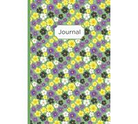 Bullet Journal: Pride Flower Connection Nonbinary Pride Flag Notebook: Hand Drawn Paperback Cover Diary or Daily Planner, 120 Dot Grid Pages, 6" x 9"