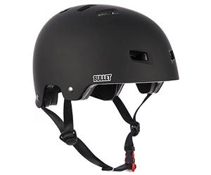 BULLET Men's Deluxe T35 skateboard helmet, black - noir mat, S M 54-57 cm UK