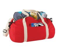 Bullet Men's The Cotton Barrel Duffel in Red Bullet Red One Size