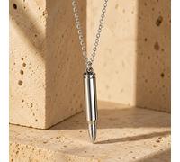 Bullet necklace with secret compartment - Bullet necklace