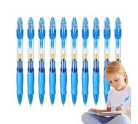 Bullet Pens, Fine Point Pens | Retractable Writing Pens | 10 Pieces, Writing Pens, 0.5mm Ballpoint Pen for Writing, Note Taking, Signature, School
