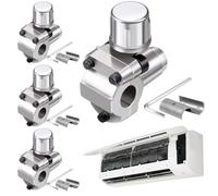 Bullet Piercing Valve, A/C Bullet Piercing Tap Valve, Replacement Parts Set for Ice Maker Home Air Conditioners Plumbing Project