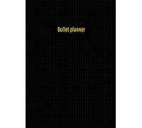 Bullet Planner A4 - Bullet Journal - Quaderno a Puntini con Copertina Flessibile - Notebook Puntinato per Appunti e Schizzi - Nero - 150 Pagine numerate - Carta di Alta Qualità