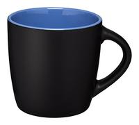 Bullet Riviera Ceramic Mug (8.4 x 8.8 cm) (Solid Black/Blue)