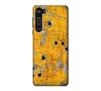 Bullet Rusting Yellow Metal Case Cover For Motorola Edge