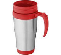 Bullet Sanibel Insulated Mug Silver/Red 12 x 18 x 8 cm