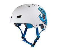 BULLET Santa Cruz Screaming Hand Protective Helmet blanco white Size:L/XL 58-61 cm