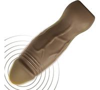 Bullet Sex Toy Mini Vibrator for Women Small G Spot Bullet Vibrators 8 ＆ 3 Vibration Modes, Silicone ABS Mini Realistic Dildo Vibrators for Her Massager Clitoralis Stimulator for Women Couples Brown