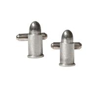 Bullet Shaped Design Cufflinks, Hand-Crafted English Made Pewter, with a Gift Box