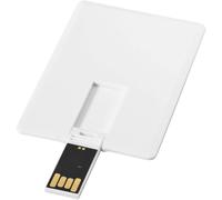 Bullet Slim Credit Card USB in White Bullet White