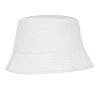 Bullet Solaris Bucket Sun Hat - White, One Size, 100% Cotton Twill, Foldable