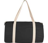 Bullet The Cotton Barrel Duffel (45 x 25 x 25cm) (Solid Black)
