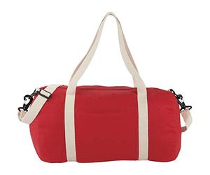 Bullet The Cotton Barrel Duffel Bag, Red, 45 x 25 x 25cm