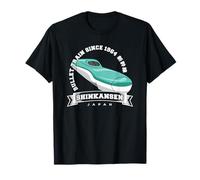 Bullet Train Shinkansen Souvenir Hayabusa E5 Kanji T-Shirt