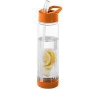 Bullet Tutti Frutti Infuser Water Bottle, Transparent/Orange, 740ml