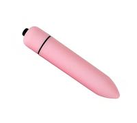 Bullet Vibrator Mini Sex Toy Ladies Massager Clitoris Battery Operated Vagina Adult Stimulator Water Resistant (Baby Pink)