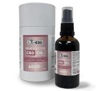 BulletCBD 4000mg CBD Oil Spray High Strength - Broad Spectrum CBD Drops for Recovery, Training & Sleep | Organic Hemp Seed Oil, No THC, Vegan, UK Made, Lab Tested | 50ml