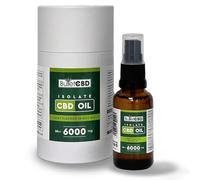 BulletCBD 6000mg CBD Oil Spray High Strength - Isolate CBD Drops for Recovery, Training & Sleep | Mint C8 MCT Coconut Oil, No THC, Vegan, UK Made, Lab Tested | 30ml