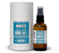 BulletCBD CBD Oil Spray 4000mg CBD Isolate 50ml, in C8 MCT Coconut Oil, for Stress, Anxiety, Sleep, Muscle & Pain Relief