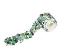 Bulletin Board Border - Eucalyptus Leaf Die Cut Edge Decorative Waterproof | Green Wall for Classroom, Window Frame for Teachers, Office, School, Decorac