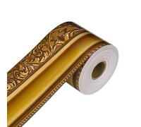 Bulletin Board Border Roll, Gold Adhesive Cardboard, Bulletin Board Trim, Classroom Borders For Bulletins Boards For Home School Classroom Blackboard Whiteboard Students Teachers Teens Adults