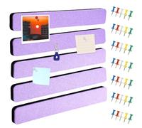 Bulletin Board Cork Board Cork Boards for Walls Cork Board for Office Pin Board Bulletin Boards for Walls (Light Purple)