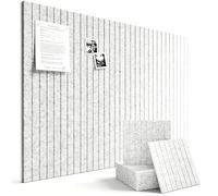 Bulletin Board, Felt Slatted Bulletin Board Wall Organizer, Multi Functional Memo Board for Office, Classroom, Bedroom, Photo Display, Vision Board Aesthetic Decor B 1PCS