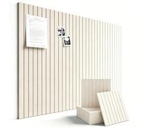 Bulletin Board, Felt Slatted Bulletin Board Wall Organizer, Multi Functional Memo Board for Office, Classroom, Bedroom, Photo Display, Vision Board Aesthetic Decor C 1PCS